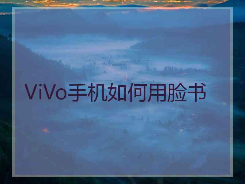 ViVo手机如何用脸书