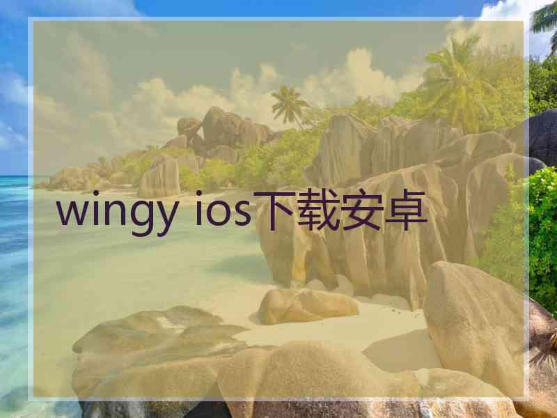 wingy ios下载安卓