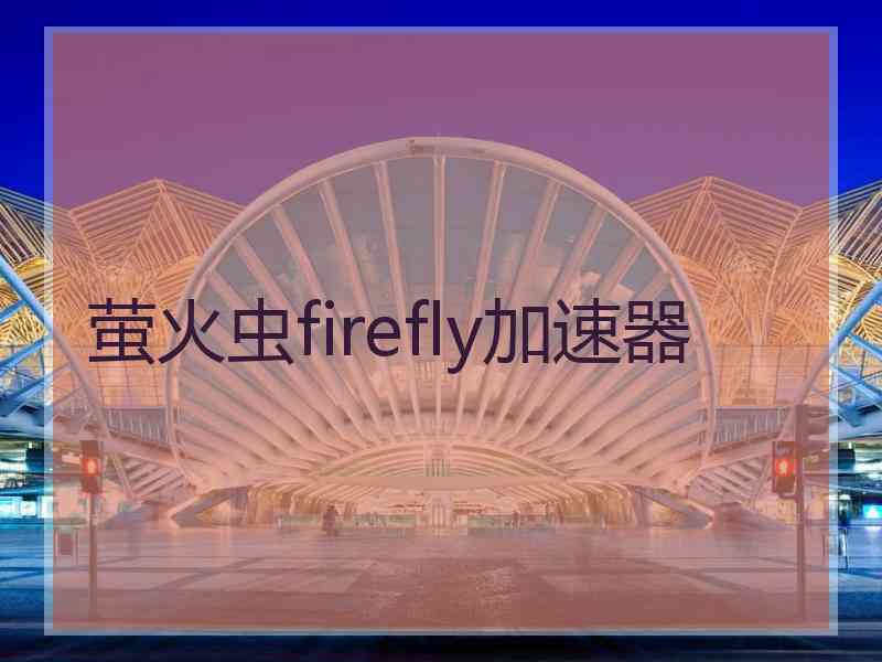 萤火虫firefly加速器